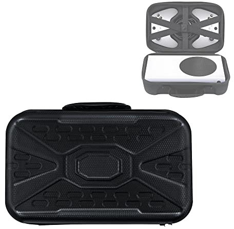 Mcbazel Hard Carrying Case for Xbox Series S, Travel Case Storage Bag for Xbox Series S Console Wireless Controller & Gaming Accessories - Black