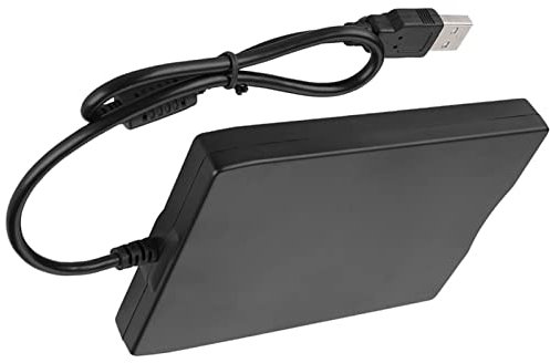 Diskettenlaufwerk 3,5 Diskettenlaufwerk USB Extern für Mac Schwarz 1,44 MB Neutrales USB-externes Tragbares Diskettenlaufwerk Diskette Fdd für den Allgemeinen Gebrauch Schwarz
