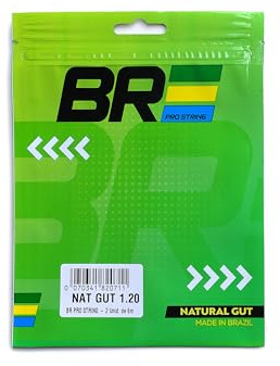 BR Pro String Cuerda de Tenis Natural Gut 1,20 mm – 2 Unidades de 6 Metros | Máxima Precisión, Comodidad y Control