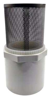 Cabezal de filtro de acero inoxidable con conector de manguera de PVC, filtro de ventosa, filtro de válvula de pie para piscinas, acuarios (40 mm/1,57 pulgadas)