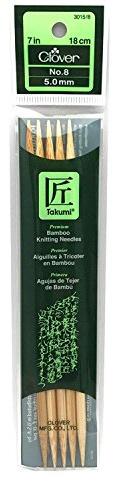 Takumi Bamboo Knitting Double Pointed 7 Size 8