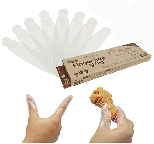 Fingernap Einweg-Fingerhandschuhe, Kunststoff, transparent, 100 Stück