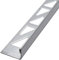 Dalsys Fliesenschiene Fliesenprofil Edelstahl L-Profil Gebürstet 2,5m x 8mm, Fliesenprofil