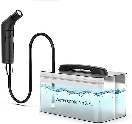 RGA Bidet électrique Portable de 2,3 L, Bidet de Voyage, douchette à Main pour Toilettes en Plein air