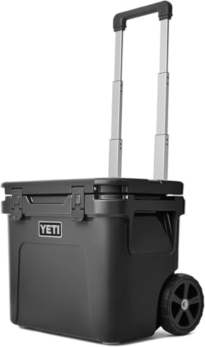 YETI Roadie 32 Wheeled Cool Box, Insulated Hard Cooler, Charcoal
