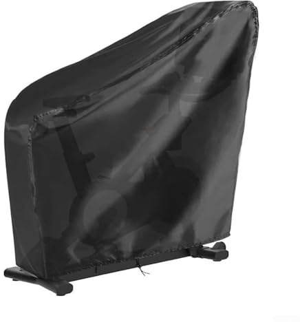 Funda impermeable para bicicleta estática para bicicletas estacionarias, tela Oxford 210D con cierre de cordón para una protección segura al aire libre e interior (129 x 61 x 116/145 cm)