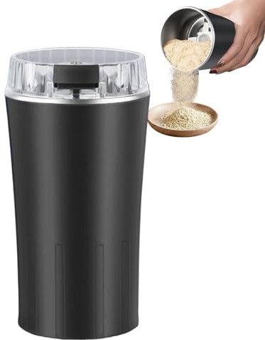 Molino Eléctrico De Granos, Batidora De Cocina Doméstica Para Alimentos, Molinillo De Café De Alta Velocidad,con Cuchillas De Acero Inoxidable Para Especias, Legumbres, Frutos Secos,Granos