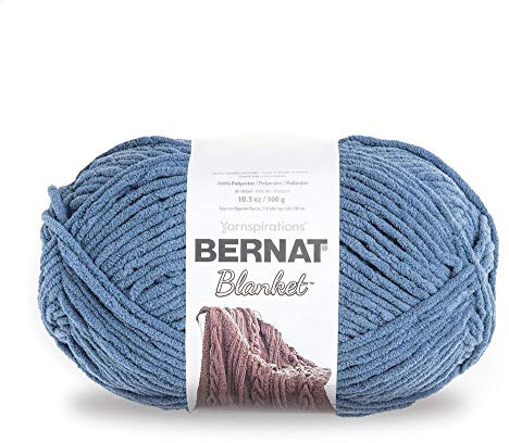 Bernat Blanket Big Ball Yarn (10106) Country Blue