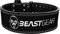 Beast Gear Cinturón Halterofilia – Cinturón Lumbar Powerlifting con Doble Hebilla – Cinturón Levantamiento de Peso de Piel Nobuck – 10 cm de Ancho y 10 mm de Grosor - XL