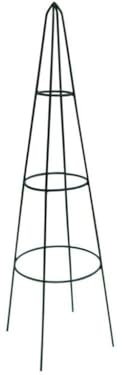 TrendLine Rosenpyramide 120 cm Spalier Metall Obelisk Rankgitter Rankturm