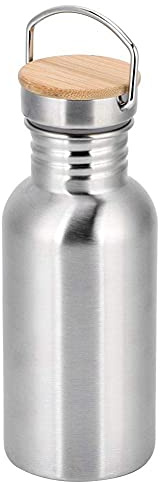 Agatige Gourde Isotherme en INOX, 500 ML Bouteille Thermo Vacuum Gourde Écologique Gourde Sport Gourde inox bouteille isotherme pour Sport, Gym, Voyage
