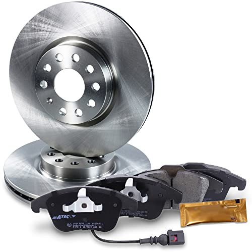ATEC GERMANY Juego de frenos eje delantero incl. discos de freno Ø 312 mm ventilados + pastillas de freno delanteras Compatible con SEAT ALHAMBRA (710, 711), VW SHARAN (7N1, 7N2), TIGUAN (5N_)