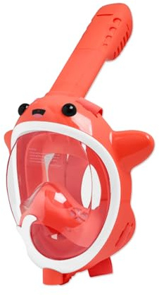 OLYSPM Mascara Buceo Niño,Mascara Snorkel,Máscara de Buceo Completa Antivaho y Antifugas con Visión Panorámica de 180°,Mascara de Buceo con Chorro de Agua para Juguetes Acuáticos