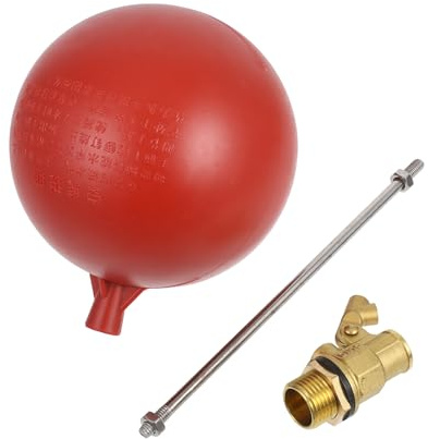 KOMBIUDA Vanne Flotteur pour Réservoir Eau Robuste avec Contrôle Précis Du Niveau Valve Automatique pour Aquarium Poissons et Piscines Installation Facile