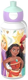 Mepal - Pop-up Dricksflaska Campus - Dryckesflaskor - Läckagesäker Dryckesflaska för Skolan - BPA-fri och Diskmaskinssäker - 400 ml - Princess power