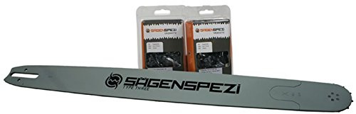 Sägenspezi Guide 90cm 3/8 1,6mm et 2 chaînes à gouge carrée pour Stihl 066 MS660 MS 660