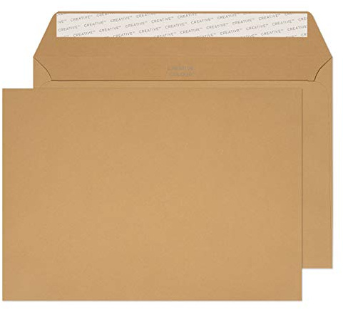 Blake Creative Colour C5 162 x 229 mm 120 gsm Peel & Seal Wallet Envelopes (45327) Biscuit Beige - Pack of 25