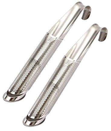 iNeibo Stainless Steel Tea Infuser - Stick Pipe Steeper Strainer for Loose Leaf, Herbs or Spice, Premium Extra Fine Mesh Tea Maker for Single Cup Brewer, Mugs (2 Pcs/Pack)