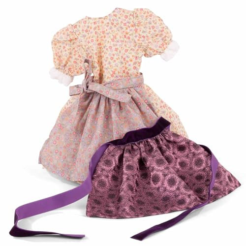 Götz 3402844 Dirndl München - Perfekter Style im Trachtenlook - 3-teiliges Bekleidungsset für Stehpuppen mit Einer Größe von 45 bis 50 cm