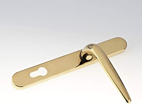 Yale Essentials Long Backplate Door Handle - Gold