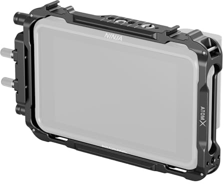 SMALLRIG Monitor Cage für Atomos Ninja V, Käfig mit Befestigungspunkten und SSD-Laufwerksperren - 2209