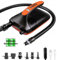 Sup Electric Pump,20psi Rechargeable Paddle Board Pump 6000 mAh, Dual Stage Inflation And Deflation,Auto Off Air Pump for Paddleboard,Kite,Tent,Mattress