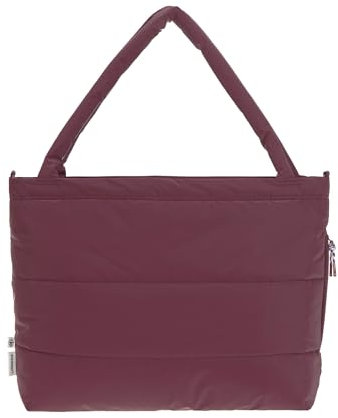 LÄSSIG Baby Wickeltasche Shopper mit Kinderwagenbefestigung/MIX Shopper deep red