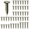 Glarks 300Pcs 3/4inch Stahl Dachfilz Nägel Dachfilz Pins Clout Nägel Countersunk Kopf Filz Nägel, für die Sicherung von Schuppen Dächer, Dachfilz Schiefer Bretter, Holz Schuppen Fliesen