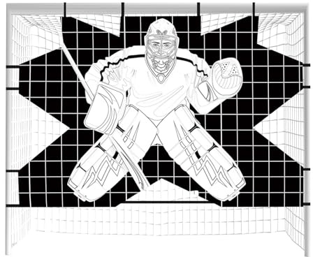 Obiettivi di hockey net, 'hockey bersaglio - Attrezzatura di allenamento del tiratore,Obiettivi di obiettivi di hockey per esercitarsi a migliorare l'attrezzatura di allenamento di precisione