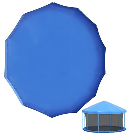 Tettoia per tappeto elastico per interni ed esterni, versatile e divertente, per tutte le età, in tessuto, offre privacy, per sala giochi, cantine e aree picnic