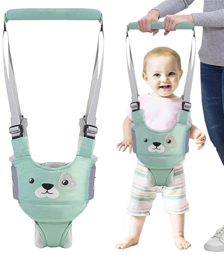 Ayuda para caminar para niños – Cinturón de seguridad desmontable, arnés de soporte portátil, herramienta de entrenamiento de equilibrio asistido para aprender a caminar