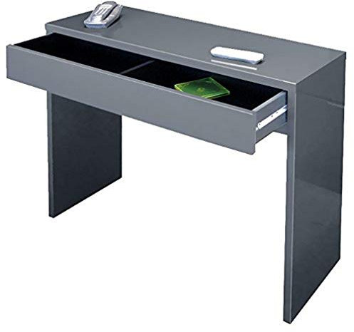 Berlenus Arena Table Basse Gris Brillant