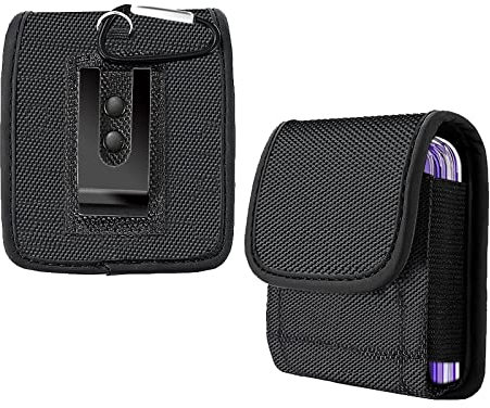 Handytasche Gürtel,Handy Schutzhülle Gürteltasche Gürtel Tasche Handytasche mit Gürtelclip für Samsung Galaxy Z Flip/Z Flip 5G/Z Flip 3 5G (Oxford-Canvas)