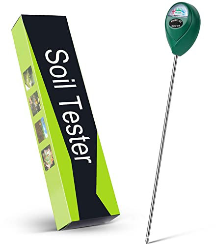 flintronic Boden-Feuchtigkeitsmessgerät, Feuchtigkeitsmessgerät Pflanzen, Bodenmessgerät, PH-Feuchtigkeitsmesser für den Garten Die Landwirtschaft Garten Bauernhof