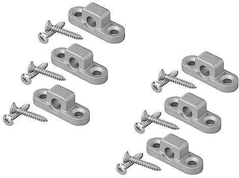 MULTIBROS 6 ojales para toldo para caravana y autocaravana, de metal con protección contra la corrosión, vertical y horizontal
