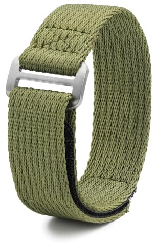 watchdives nylon klockarmband 20 mm 22 mm ersättningsarmband med krok och ögla fästen sportklockarmband