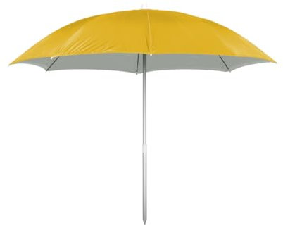 CapitanCasa Parasol de plage inclinable hauteur réglable modèle Puffy parasol jaune
