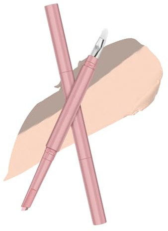 Crayon Anti-Cernes | Stylo Anti-Cernes Sous Les | Stylo Double Pointe Voyage VisageApplication Apaisante : Brossage Doux Une Pose Précise Et Confortable Même Sur Les Zones Sensibles, Pour Un