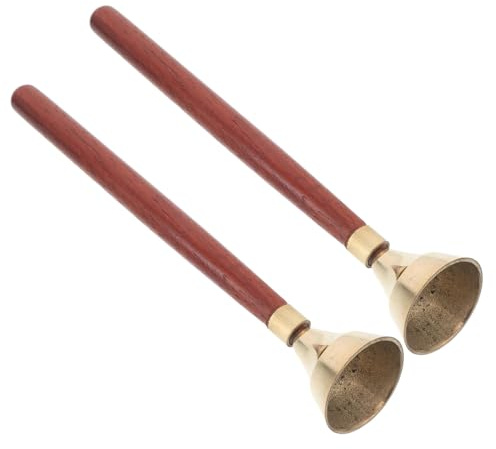 Mikinona Pojke Flicka Orff Slaginstrument Handklocka med Ergonomiskt Trähandtag Kristallklar och Hållbar Design för Musikundervisning och Samarbetsinlärning
