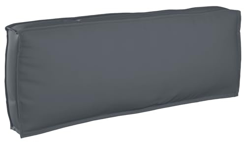 Cojín para Palets Exterior Rectangular, Tela Oxford Resistente al Agua y Duradera, Diseño Minimalista para Jardín Terraza y Patio, Cómodo y Fácil Mantenimiento para Asientos