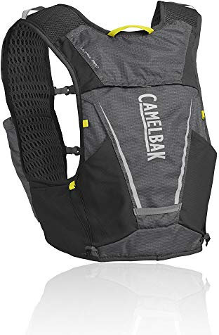 Camelbak Products LLC Unisex – Erwachsene Ultra Pro Vest Trinkweste, Graphite/Sulphur Spring, L