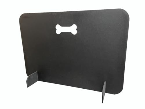 Vanity Style Plain Pet Stopper, Free Standing Dog Barrier, Gate, Very Easy Setup (Black, 51 x 75 cm)