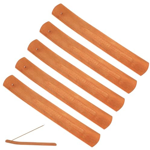 5 Stück Räucherstäbchen Halter Holz Räucherstäbchenhalter, Incense Holder, Halter Räucherstäbchen, Räucher ZubehörHome Fragrance Decor, Duft Zubehör