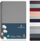BARBONS Spannbettlaken 160x200cm - Spannbetttuch für Dicke Matratzen bis zu 27 cm 100% Baumwolle Oeko-TEX Zertifiziert Bettlaken Jersey Bettware Bettbezug für Boxspringbett - Hellgrau 160 x 200