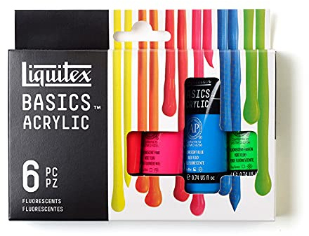 Liquitex Basics Acrylique Set 6X22ml Couleurs Fluorescentes