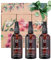 Bionoble Skincare Set 3x100ml - Bio Arganöl, Jojobaöl & Rizinusöl - Pflege für Gesicht, Körper und Haare - Geschenke für Frauen