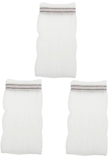 JECOMPRIS 3 Stück Atmungsaktive Windelhose Für Erwachsene Waschbare Hose Für Frauen Erwachsenenwindel Auslaufsicher Elastisch Bequem Weiß