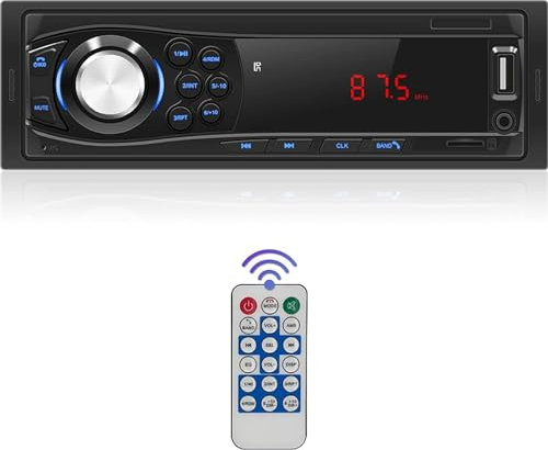 Autoradio Bluetooth per auto con ingressi USB/AUX, connettività per smartphone, Pioneer Smart Snic e chiamate a mani libere, FM/AM