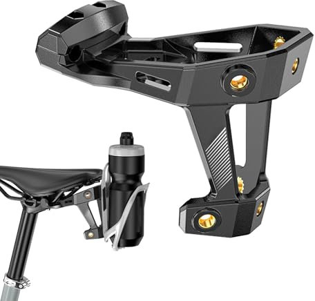 Wasserflaschen-Fahrradhalter – Leichter, stabiler Flaschenhalter für Fahrräder – einfache Installation, multifunktionales Verlängerungsgestell, Fahrradzubehör für Flaschen, Pumpen, Fahrradtaschen