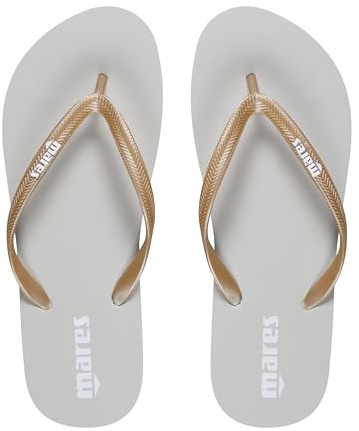 Mares TOEFLIP Lady, Infradito da Mare e Piscina, Adulto, Donna, Creama-Oro, Taglia 38